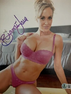 Foto firmada por Brandi Love 8x10 BAS Beckett Witness certificado de autenticidad autógrafo estrella adulta - Imagen 1 de 2