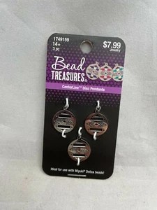 Colgantes de disco Bead Treasures CenterLine joyería BeadSmith 1749159 - Imagen 1 de 2