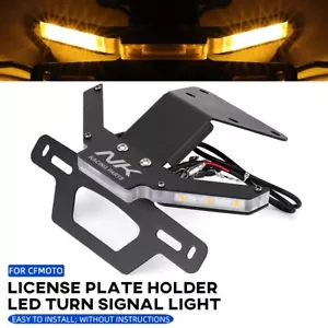 For CF-MOTO 250NK 400NK 650NK License Plate Holder Tail Tidy Turn Signal Light - Picture 1 of 11