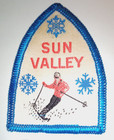 Vintage Sun Valley Resort Ski Sking Patch Badge Crest