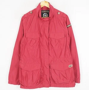 NAPAPIJRI Women's Jacket Size XL Pink Polyester Military Style Field Pockets - Picture 1 of 10
