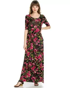 Maxi Vestido Hidden Agenda Floral Ajustado - Imagen 1 de 5