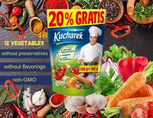 Gewürz Kucharek Universal Gemüsegewürz 600g / 21,1oz - Bild 1 von 3