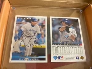 Paul Molitor 1993 Upper Deck Signed Auto Autograph UDA Blue Jays Twins HOF COA - Picture 1 of 4