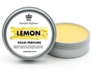 Perfume natural sólido limón de Paradise perfumes fragancia bálsamo 15 ml - Imagen 1 de 1