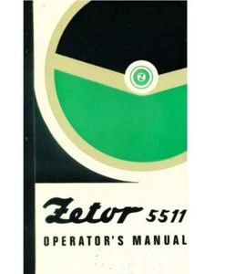 Zetor 5511 Operators Manual - Picture 1 of 4