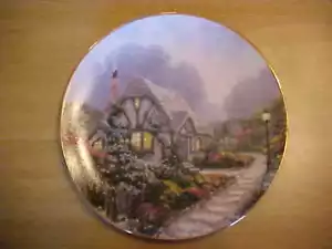 Knowles 1991 Thomas Kinkade Collector's Plate "Chandler's Cottage" - Picture 1 of 3