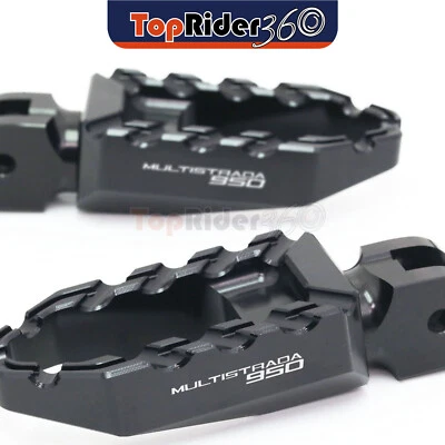 CNC BUZZ Front Foot Pegs Wide For Ducati Multistrada 950 / S 2017-2020 - Изображение 1 из 4