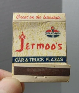 Vintage Jermoo's Standard Service Gas Station Advertising Matchbook Cover - Picture 1 of 3