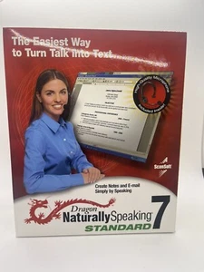NIB Dragon Naturally Speaking 7 Standard- By Scansoft - Picture 1 of 2