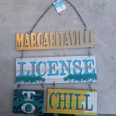 Arte de pared MARGARITAVILLE LICENCIA PARA RELAJARSE Foto 1 de 3