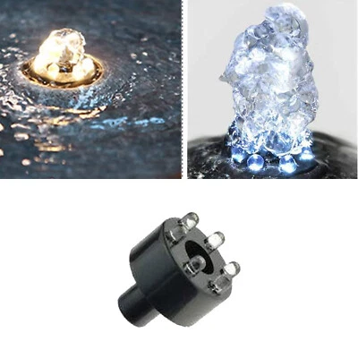 Luz Subacuática 6-LED para Fuente Peces Estanque Agua Jardín AC12V Luces Colores Foto 1 de 4