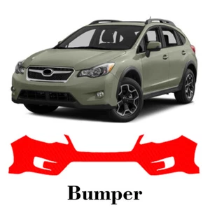 Front bumper PreCut PPF Paint Protection Film For Subaru XV Crosstrek 2013-2015 - Picture 1 of 8