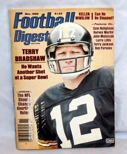 Football Digest Magazine 1982 Terry Bradshaw Pittsburgh Steelers - Bild 1 von 1