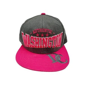 Washington DC Old Glory Snapback Hat Pink Grey - Picture 1 of 5