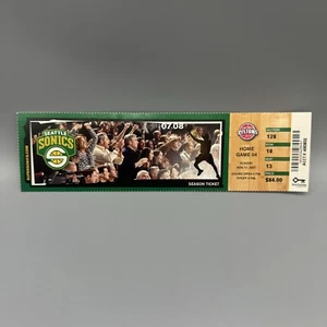 NOV 11, 2007 KEVIN DURANT ROOKIE GM #7 SONICS VS DETROIT PISTONS TICKET - Picture 1 of 2
