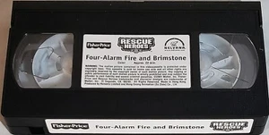 Rescue Heroes VHS Four-Alarm Fire and Brimstone - Picture 1 of 1