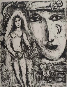 Marc CHAGALL: Zirkus, Der Traum der Braut, Original Lithographie - Bild 1 von 5