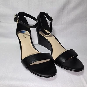 Brand New Women's Nine West Open Toe Wedge Shoes, Size 7.5 - Picture 1 of 13