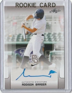 2017 Leaf Perfect Game Addison Barger Auto Rookie Card RC Mint (Blue Jays) - Picture 1 of 1