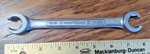 CRAFTSMAN SAE FLARE NUT WRENCH 44173 5/8 X 11/16 USA V^ - Bild 1 von 5