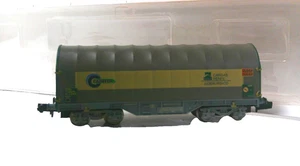 Vagón de mercancías Porta Bobinas MF Train N 2013 cadáver escala N vagón de pared corredera España - Imagen 1 de 3