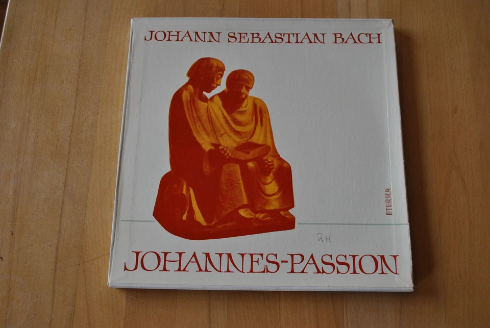 B Johann Sebastian Bach ‎Johannes-Passion 3 LP Box Eterna 8 20 012-014 Vinyl - Bild 1 von 1