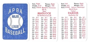 1983 APBA Season - PITTSBURGH PIRATES Team Set - Picture 1 of 1