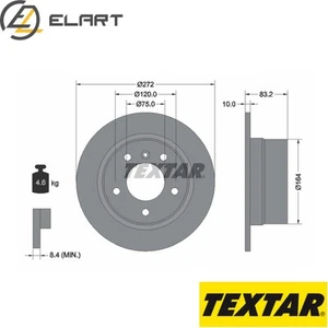 2x BRAKE DISC 92076703 FOR BMW Z3/Roadster/E36 M54B22 2.2L M54B30 3.0L M52B20 - Picture 1 of 6