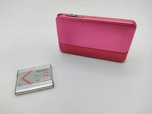Used SONY Cyber-shot DSC-TX20 Pink Digital Camera - Picture 1 of 7