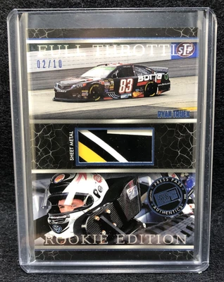 Ryan Truex Rookie 2014 Press Pass Redline Racing Full Throttle Sheet Metal #2/10 - Image 1 of 2