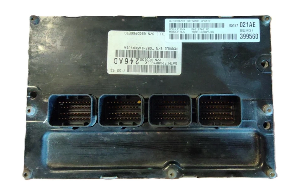 2008-2010 DODGE CARREGADOR MOTOR COMPUTADOR EBX ECM - Imagem 1 de 1