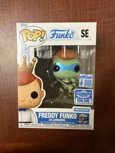 Funko Pop Freddy Funko As Metallic Leonardo LE 500 Fundays 2025 SHIPS ASAP - Picture 1 of 6