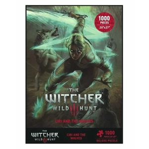 Puzzle The Witcher: Wild Hunt - Ciri und die Wölfe 1000 Teile - Bild 1 von 1