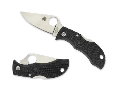 Spyderco Knives Manbug Lockback Black FRN VG-10 Stainless MBKP Pocket Knife - Image 1 of 4