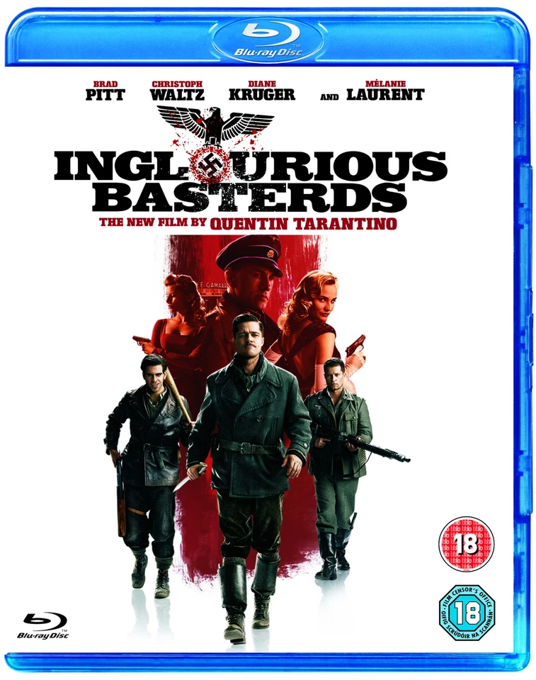 Inglourious Basterds BLURAY 2009 Region DVD