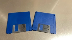 (2) Blue Floppy Disk Imation HD 3.5" IBM Formatted 1.44 MB - Afbeelding 1 van 1