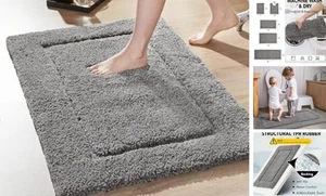Non-Slip Bath Mat - Ultra Soft, Quick Dry, Super Absorbent, Machine Washable, - Picture 1 of 7