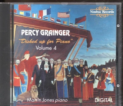 NI5255 Martin Jones Percy Grainger - Dished Up Für Klavier Band 4 CD UK Nimbus - Bild 1 von 3