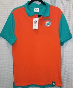 NFL Miami Dolphins Nike Nuevo con Etiquetas Polo Estilo Verde Azulado Naranja Para hombres Talla S Manga Corta - Imagen 1 de 16