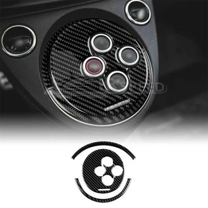 Electronic Gear Shift Panel Stickers Carbon Fiber Fit For Abarth 595 695 2012-24 - Bild 1 von 8