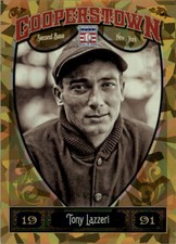 2013 Panini Cooperstown Gold Crystal #21 Tony Lazzeri /299