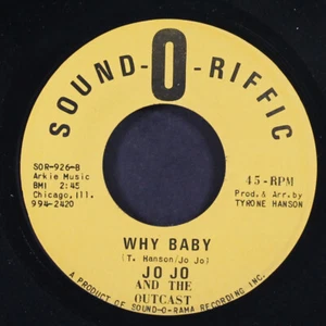 JO JO & OUTCAST: ganze Menge Frauen / warum Baby SOUND-O-RIFIC 7" Single 45 RPM - Bild 1 von 2