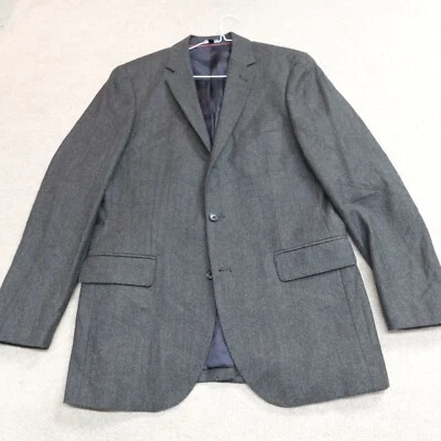 J. Abrigo deportivo Crew 42L gris espiga luna tweed 3 rollos 2 Foto 1 de 4