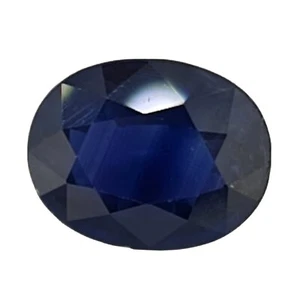 GIA CERTIFICATO 1,84 ct, zaffiro blu, taglio brillante ovale, Thailandia - Foto 1 di 17