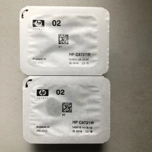 HP 02 Tintenpatronen schwarz, original, 2 Tinten/Pack, Plastiktüte ist versiegelt, spart - Bild 1 von 1