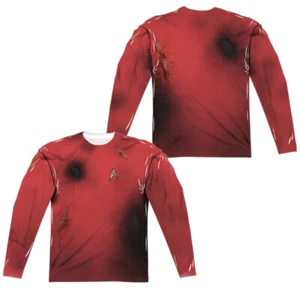 Camiseta manga larga doble cara sublimación tinte Star Trek TOS "Dead Red" - Imagen 1 de 4