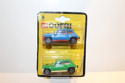 CORGI JUNIORS  Renault Turbo 6 Rally Twi pack Rare. 1983 - Image 1 of 2