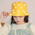 Cute Daisy UV Protection Baby Kids Bucket Hat Sun Cap Beach Hat Panama Cap