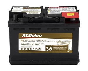 ACDelco Gold 48AGM (88864541) 36 Month Warranty AGM BCI Group 48 Battery - Picture 1 of 5